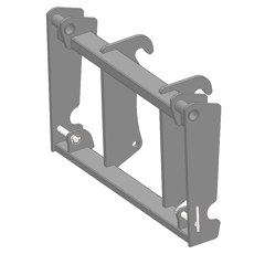 Interface pour télescopique JCB ETROIT/JCB Q FIT adaptable