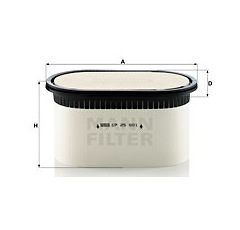 MANN  Luftfilterelement CP23210