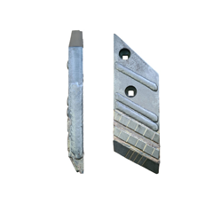 Pointe Droite avec plaquettes carbure, rechargement et plaquettes arrière LEMKEN 3364054 adaptable