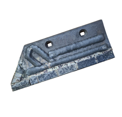 Soc de rasette Gauche carbure et rechargement pour charrue LEMKEN 3363711 adaptable