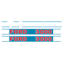 Kit d'autocollants pour tracteur FORD 81822596 adaptable