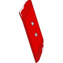 Scharspitze - links  65 x 14 mm PK801102M Vogel und Noot by Muzzi Industrie