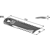 Couteau cranté pour moissonneuse-batteuse NEW HOLLAND 84437624 adaptable - BlackSteel©