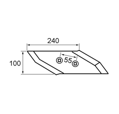 Wechselspitze LEMKEN S2W 3365540 - Nachbau