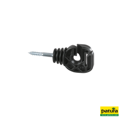 Lot de 25 isolateurs avec filetage à bois pour cordes et rubans 20 mm - PATURA