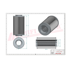 Filtre hydraulique adaptable HIFI FILTER SH59092