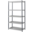 Etagère 200x100x60 cm en acier avec rétention pour rangement