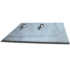 Soc carbure Gauche à pointe boulonnée 18" pour charrue LEMKEN 3352031 adaptable - BlackSteel©