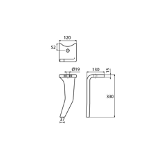 Dent de herse rotative gauche attaquante AMAZONE 967496 adaptable