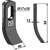 Fléau 94 x 40 mm pour broyeur FERRI 0901139 adaptable - Blacksteel©