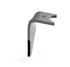 Dent de herse rotative Gauche 5 plaquettes carbure KUHN K2512390 adaptable