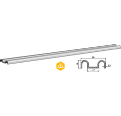 Barre pour épandeur KRONE 2000790 adaptable
