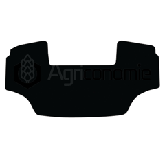 Tapis de sol velours noir pour machines agricoles CLAAS série Axion adaptable