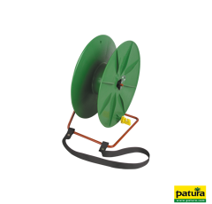 Enrouleur ruban avec bretelle de transport vert 500 m - PATURA