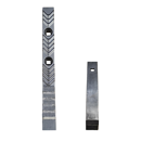 Soc fissurateur carbure, plaquettes carbure arrière et renfort acier BEDNAR KM060231 adaptable