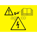 Etiquette pour téléscopique MANITOU 52518323 adaptable