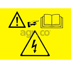 Etiquette pour téléscopique MANITOU 52518323 adaptable