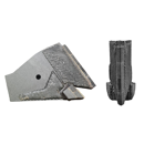 Nez de protection avec plaquettes carbure triangulaires et renfort latéral ACTISOL 49300015 adaptable