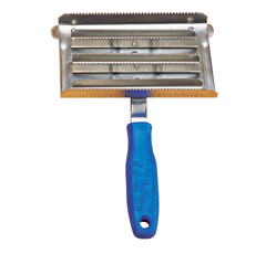 Etrille carrée corps plat pour bovins 14,5 - 22,5 mm