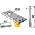 Cuchilla rotativa derecha para segadora BCS TRACTORS 121713 adaptable - BlackSteel©