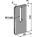 Abstreifer für Packerwalze 51A101 Amazone Nachbau