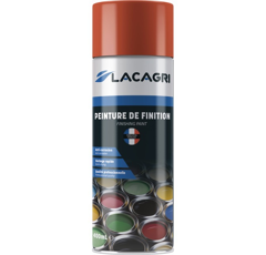 Peinture de finition Orange rouge GASPARDO aérosol 400ml| LACAGRI