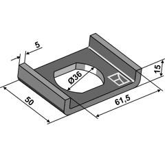 Verdrehsicherung - Stärke 5