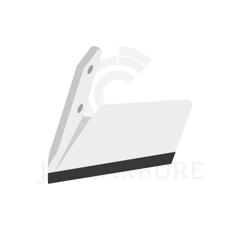Aileron Gauche de déchaumeur avec plaquettes carbure FARMET 3002404 adaptable