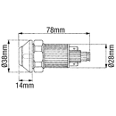 Bouton poussoir pour tracteur DEUTZ-FAHR 01144003 adaptable