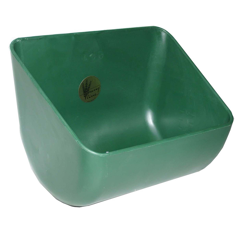 Kunststoff Rechtecktrog 12 Liter grün