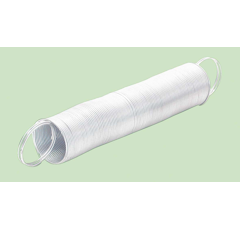 Torfeder bis 5m ausziehbar weiß pulverbeschichtet