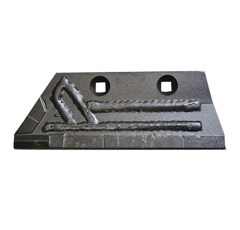 Soc de rasette Gauche carbure et rechargement pour charruet KUHN HUARD 631103631031 adaptable