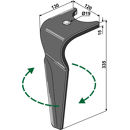Kreiseleggenzinken - rechts RHAMA12R RH  Amazone