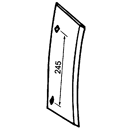 Aileron droit gauche pour charrue GREGOIRE ET BESSON 173322 origine