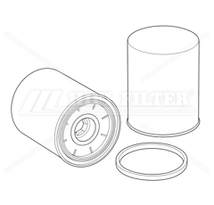 Filtre à gasoil
 adaptable HIFI FILTER SN40923