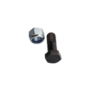 Boulon à tête hexagonale M16x1,5x45 avec écrou à freinage interne adaptable - Blacksteel©