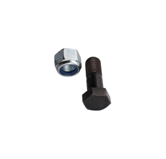 Boulon à tête hexagonale M16x1,5x45 avec écrou à freinage interne adaptable - Blacksteel©