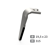 Dent de herse rotative Gauche plaquettes carbure, fixation rapide ALPEGO D05651 adaptable