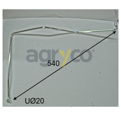 Tuyau pour téléscopique JCB 320/04207 adaptable