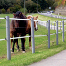 Recycling-Pfähle - rund mit Spitze - 80 mm