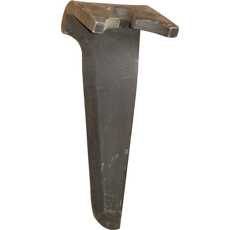 Dent droite pour herse rotative BREVIGLIERI E0100129 adaptable