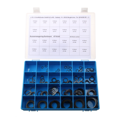 Seegerringsortiment im PVC Kasten 24 Sorten 471645