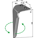 Kreiseleggenzinken - links  RH136L RH  Sicma