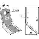 Couteau Y pour broyeur DÜCKER 945000860 adaptable - Blacksteel©