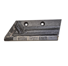 Soc de rasette Gauche carbure et rechargement pour charrue GRÉGOIRE BESSON 19125 adaptable