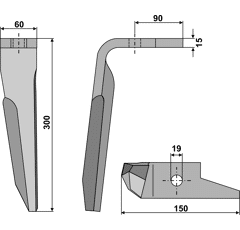 Kreiseleggenzinken - links RHAMA02L RH  Amazone