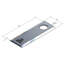 KM-Klinge glatt 109x40x3 mm LochØ: 20 5 mm 58372000N Taarup Nachbau 