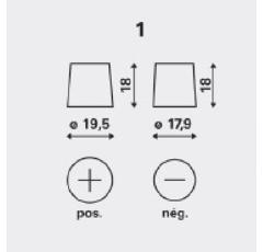 Batterie LUCAS Premium  LP612 12V - 140Ah - P+ en haut à gauche