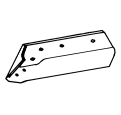 Pflugschar rechts KUHN 14'' 622134 original
