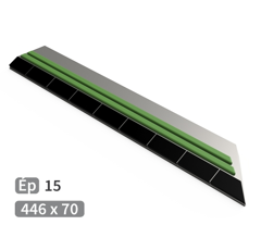 Mise de soc Droite à souder carbure et rechargement TOUTES MARQUES 446x70 mm adaptable